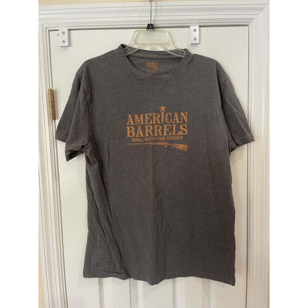American Barrels Bourbon Whiskey T- Shirt Size Large
